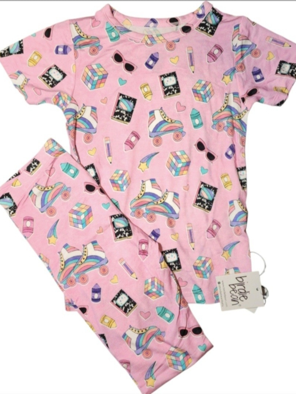 Birdie Bean Two Piece Short Pajama Set in Jessica 4T NWT